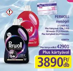 PlusMarket Perwoll mosógél ajánlat