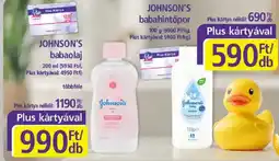 PlusMarket johnson's babahintópor ajánlat