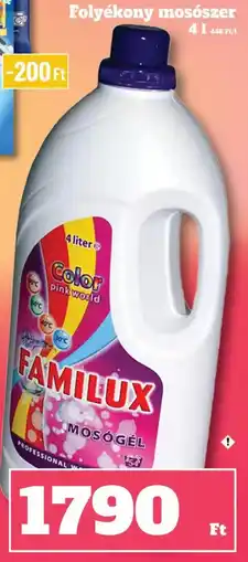 Family Diszkont Familux mosógél ajánlat
