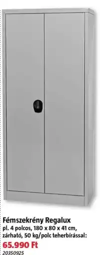 Bauhaus Regalux fémszekrény ajánlat