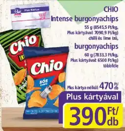 PlusMarket Chio burgonyachips ajánlat
