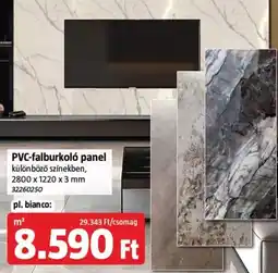 Bauhaus Pvc-falburkoló panel ajánlat