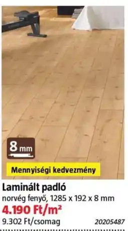 Bauhaus Laminált padló ajánlat