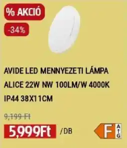 Praktiker Avide led mennyezeti lámpa alice ajánlat