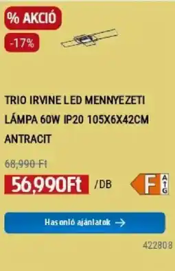 Praktiker Trio irvine led mennyezeti lámpa ajánlat