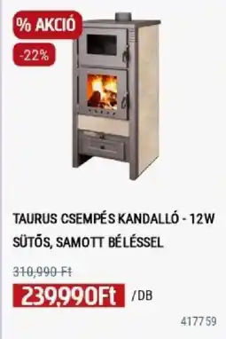 Praktiker Taurus csempés kandalló ajánlat