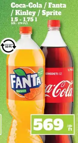 Family Diszkont Coca-Cola / Fanta / Kinley / Sprite ajánlat
