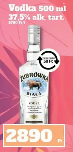 Family Diszkont Zubrowka biala vodka ajánlat