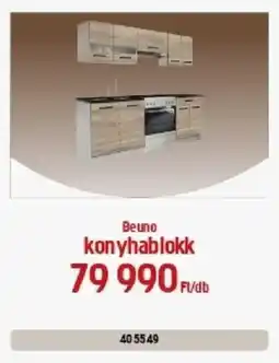 Praktiker Beuno konyhablokk ajánlat