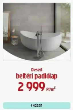 Praktiker Desert beltéri padlólap ajánlat