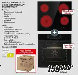MediaMarkt Gorenje jumpset fekete ajánlat