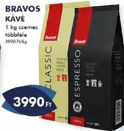 Azúr Bravos kávé ajánlat