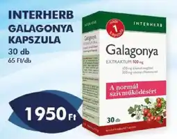 Azúr Interherb galagonya kapszula ajánlat