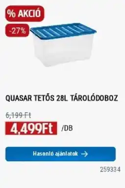 Praktiker Quasar tetős tárolódoboz ajánlat