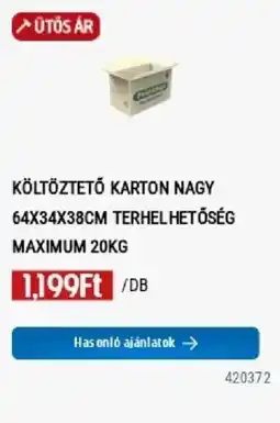 Praktiker Praktikus költöztető karton nagy ajánlat
