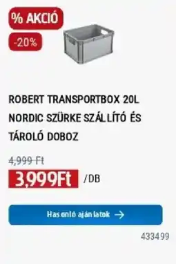 Praktiker Robert transportbox ajánlat