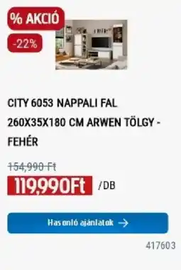 Praktiker City 6053 nappali fal ajánlat