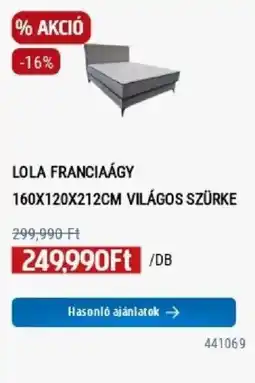 Praktiker Lola franciaágy ajánlat