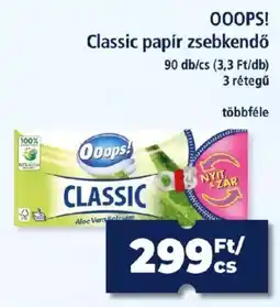 Goods Market Ooops! classic papír zsebkendő ajánlat