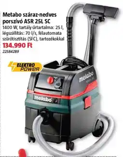 Bauhaus Metabo száraz-nedves porszívó ASR 25L SC ajánlat