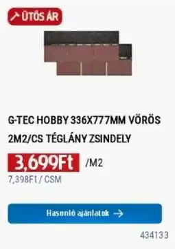 Praktiker G-tec hobby téglány zsindely ajánlat