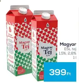 GRoby Magyar Tej ajánlat