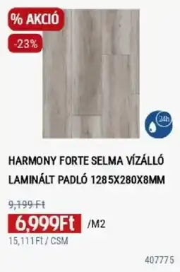 Praktiker Harmony Forte Selma vízálló laminált padló ajánlat