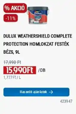 Praktiker dulux weathershield complete protection homlokzat festék ajánlat