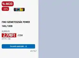Praktiker Fino szemeteszsák power ajánlat