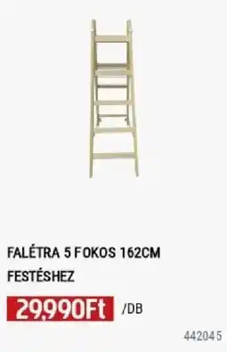 Praktiker Falétra 5 fokos 162cm ajánlat