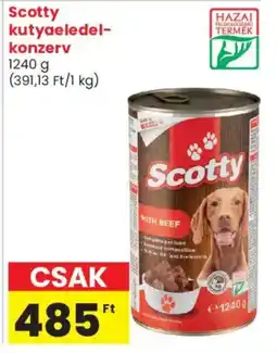 Spar Market Scotty kutyaeledel ajánlat