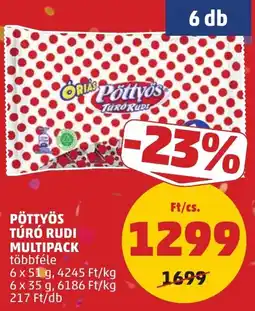 PENNY Pöttys Túró Rudi ajánlat