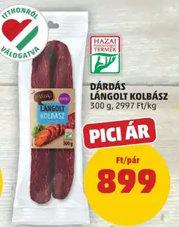 PENNY Dárdás lángolt kolbász ajánlat