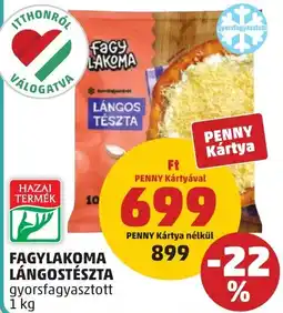 PENNY Fagylakoma lángostészta ajánlat