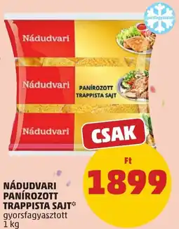 PENNY Nádudvari panírozott trappista sajt ajánlat