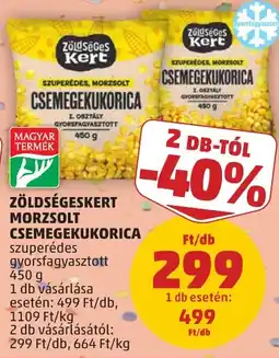 PENNY Zöldségeskert morzsolt csemegekukorica ajánlat