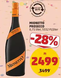 PENNY Mionetto prosecco ajánlat
