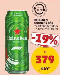 PENNY Heineken dobozos sör ajánlat