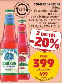 PENNY Somersby cider ajánlat