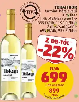 PENNY Tokaji bor ajánlat