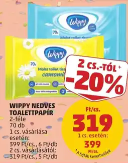 PENNY Wippy nedves toalettpapír ajánlat