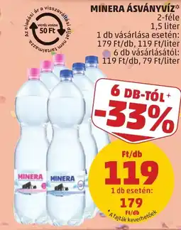 PENNY Minera ásványvíz ajánlat