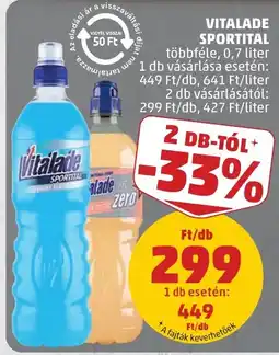 PENNY Vitalade sportital ajánlat