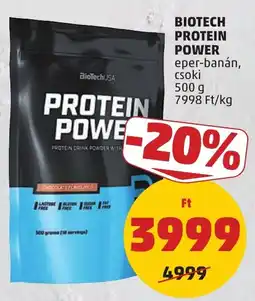 PENNY Biotech protein power eper-banán, csoki ajánlat