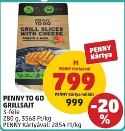 PENNY Penny to go grill sajtos ajánlat