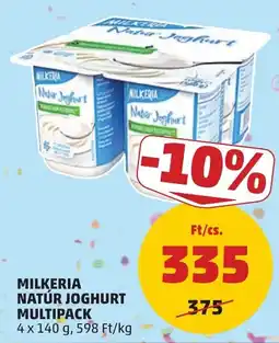 PENNY Milkeria natúr joghurt ajánlat