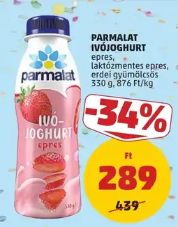 PENNY Parmalat ivó-joghurt epres ajánlat