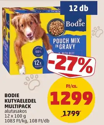 Bodie kutyaeledel multipack