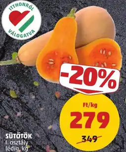 PENNY Sütőtök ajánlat