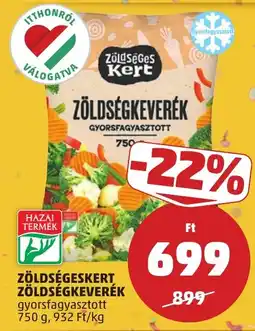 PENNY Zöldségeskert zöldségekeverék ajánlat